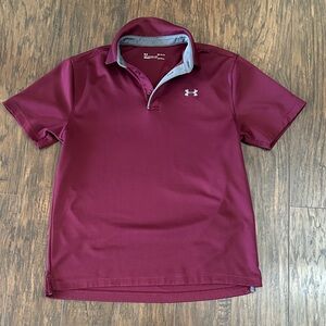 Under Armour Men's Burgundy Polo Shirt